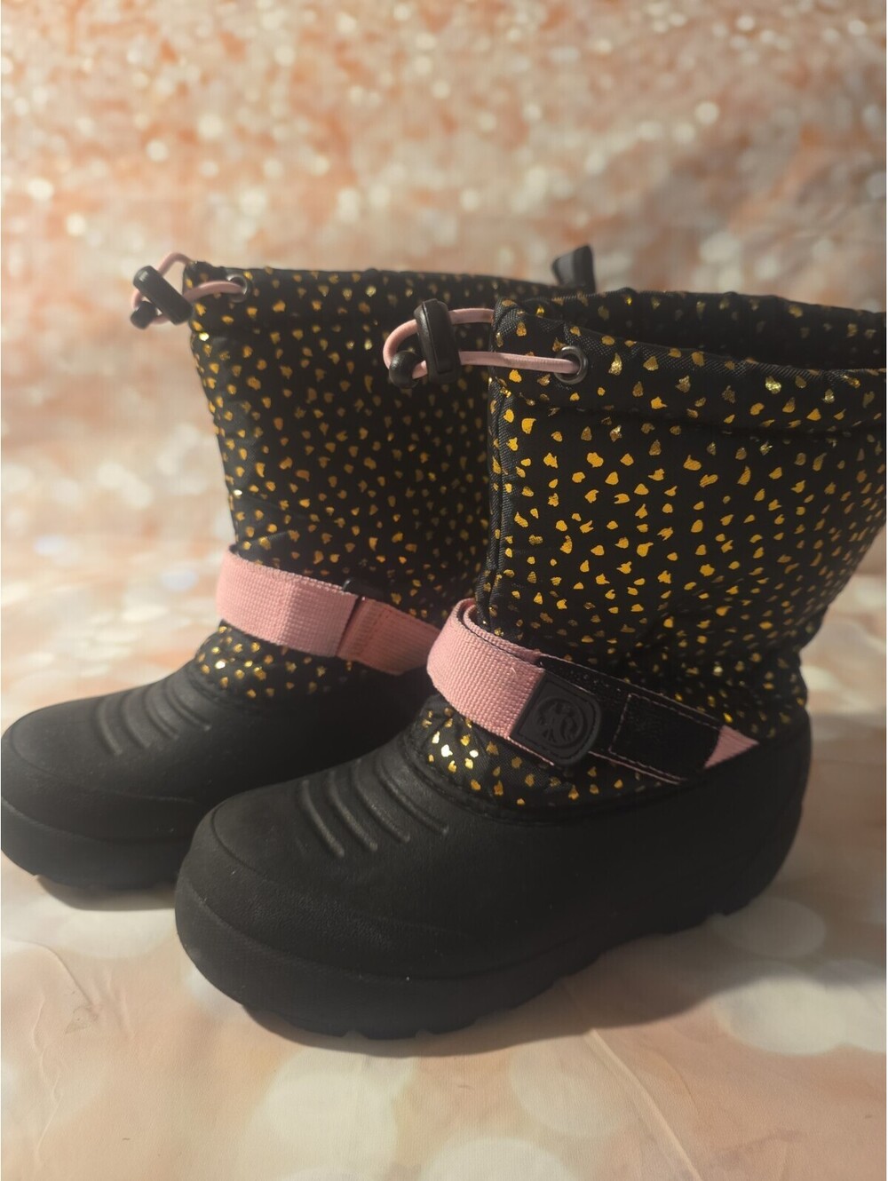 Youth Boots Size 3 Thinsulate Water Resistant Winter Snow Boots  Girls